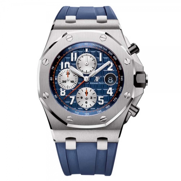 Audemars Piguet Royal Oak Offshore Cronógrafo automático para hombre de 42 mm en acero inoxidable azul