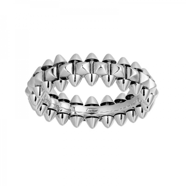 Bague Cartier Clash De Cartier Petit Modèle en Or Blanc-Argent