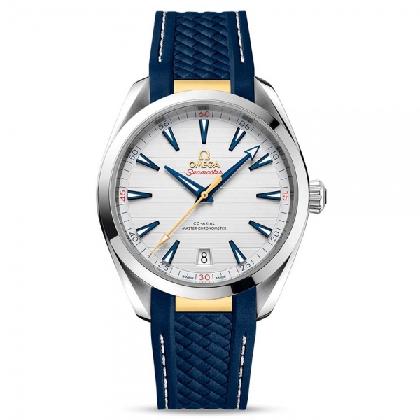 Omega Seamaster Aqua Terra 150M Co‑Axial Master Chronometer para hombre, 41 mm, plateado