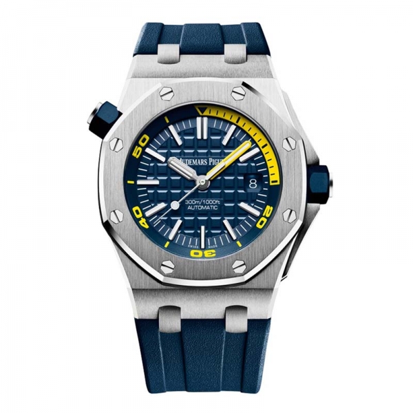Audemars Piguet Royal Oak Offshore Diver 42 mm para hombre en acero inoxidable azul
