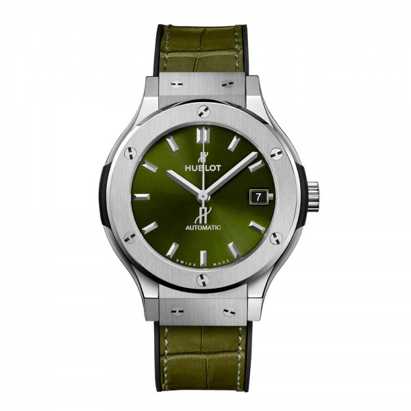 Hublot Femme Classic Fusion Titane Vert 38 mm