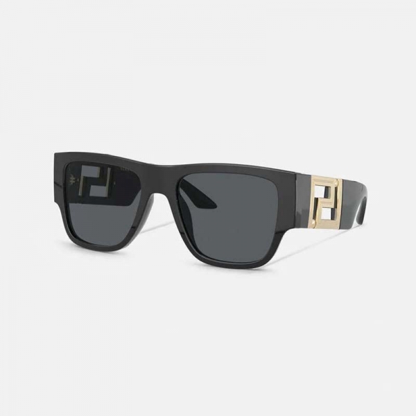 Versace Herren Greca Sonnenbrille - Schwarz