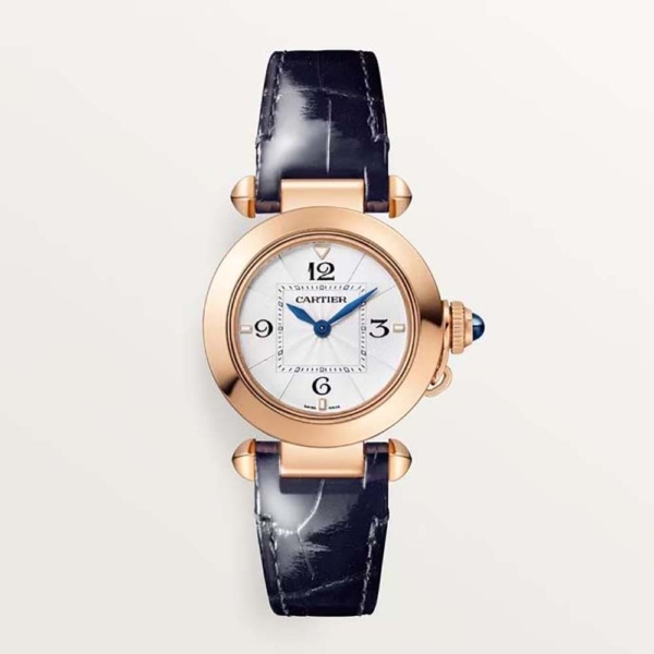 カルティエ パシャ ドゥ カルティエ ウォッチ 30mm クォーツムーブメント 18Kローズゴールド