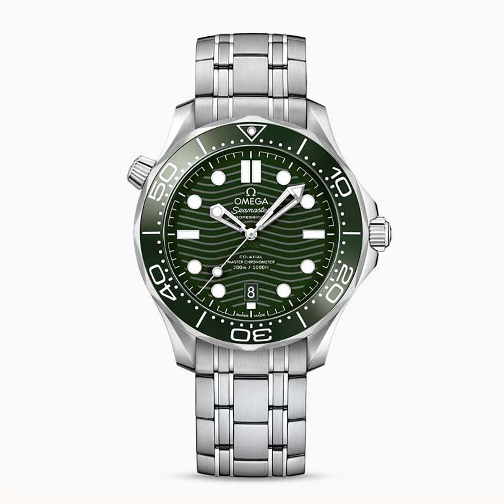  Omega Men Co‑Axial Master Chronometer 42 mm in Stainless Steel-Green