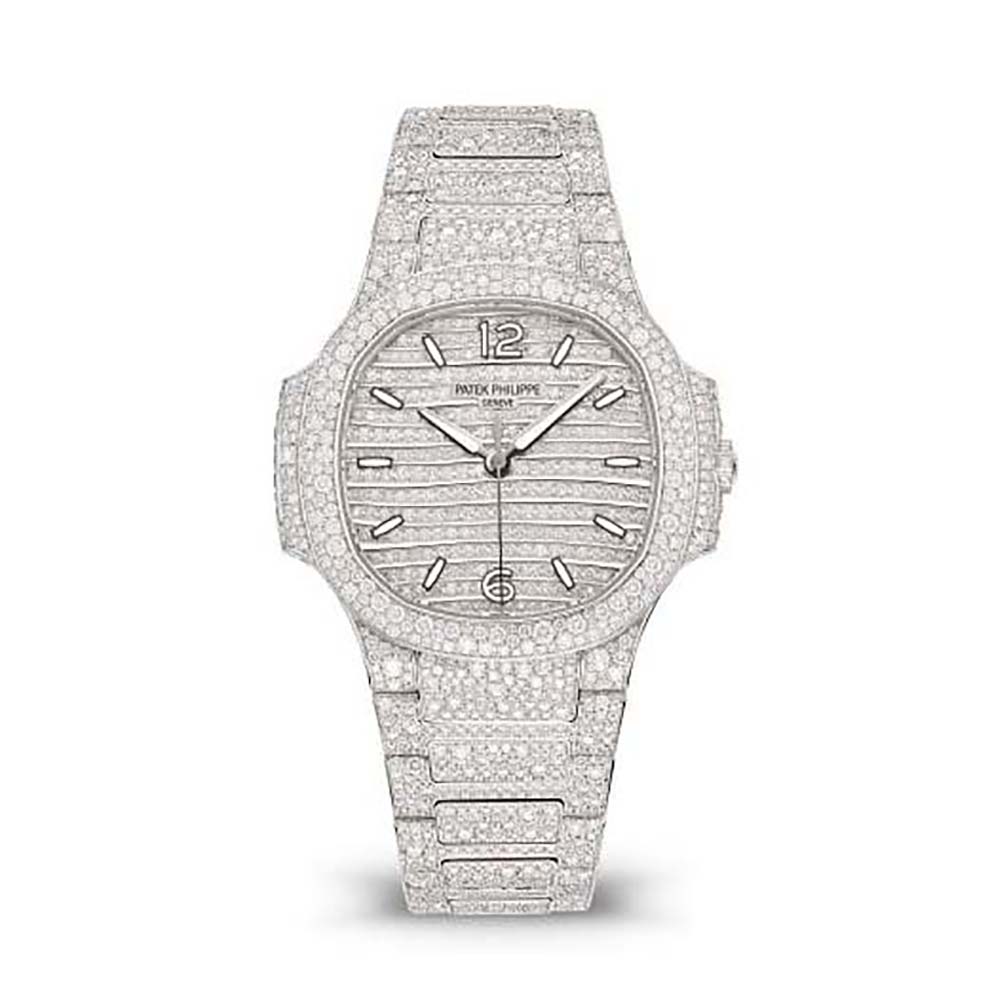  Patek Philippe Women Nautilus Self-Winding 35.2 mm in White Gold 