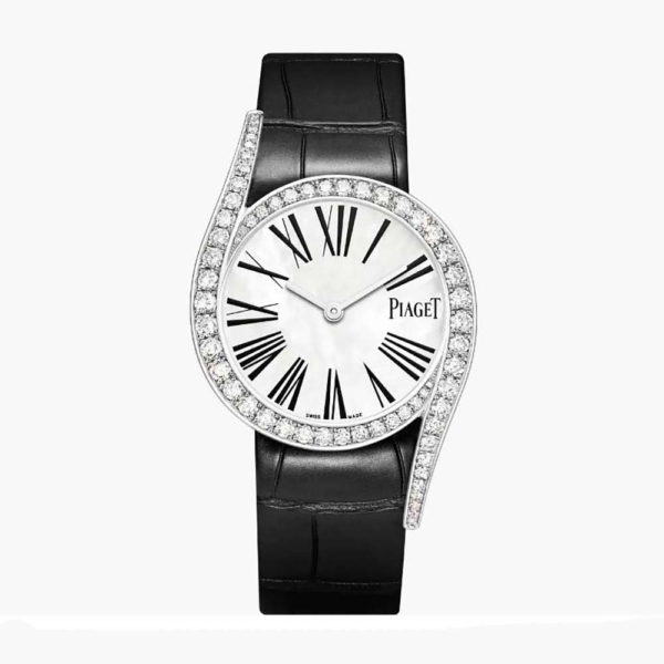 Piaget Damen Limelight Gala Uhr Mechanica Uhrwerk 32mm in Weißgold-Schwarz