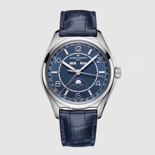 Vacheron Constantin Uomo Fiftysix Complete CCalendar 40 mm in Acciaio Inossidabile - Blu