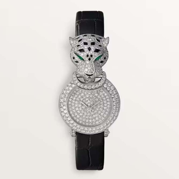 カルティエ レディース ラ・パンテール ドゥ カルティエ ウォッチ クォーツムーブメント 23.6mm ホワイトゴールド