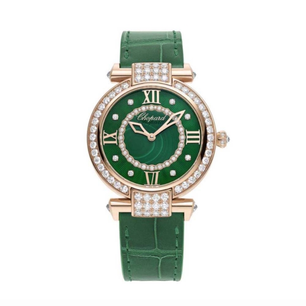 Chopard Women Imperiale Joaillerie Self-winding 36 mm in Rose Gold-Green