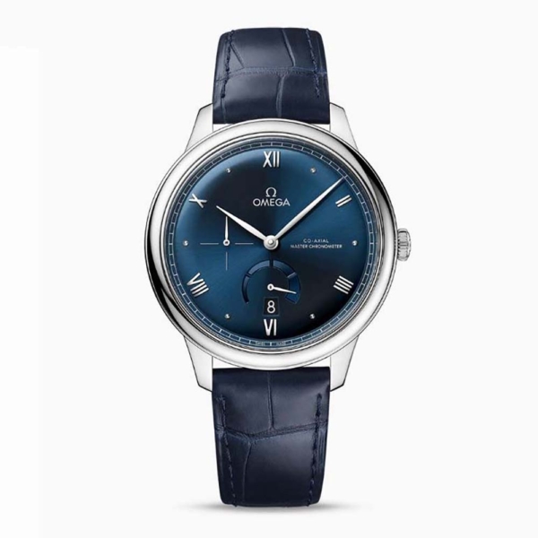Omega Men De Ville Prestige Co‑axial Master Chronometer Power Reserve 41 mm - Azul marino