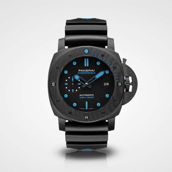 Panerai Uomo Submersible Carbotech™ Automatico Meccanico 47 mm-Nero