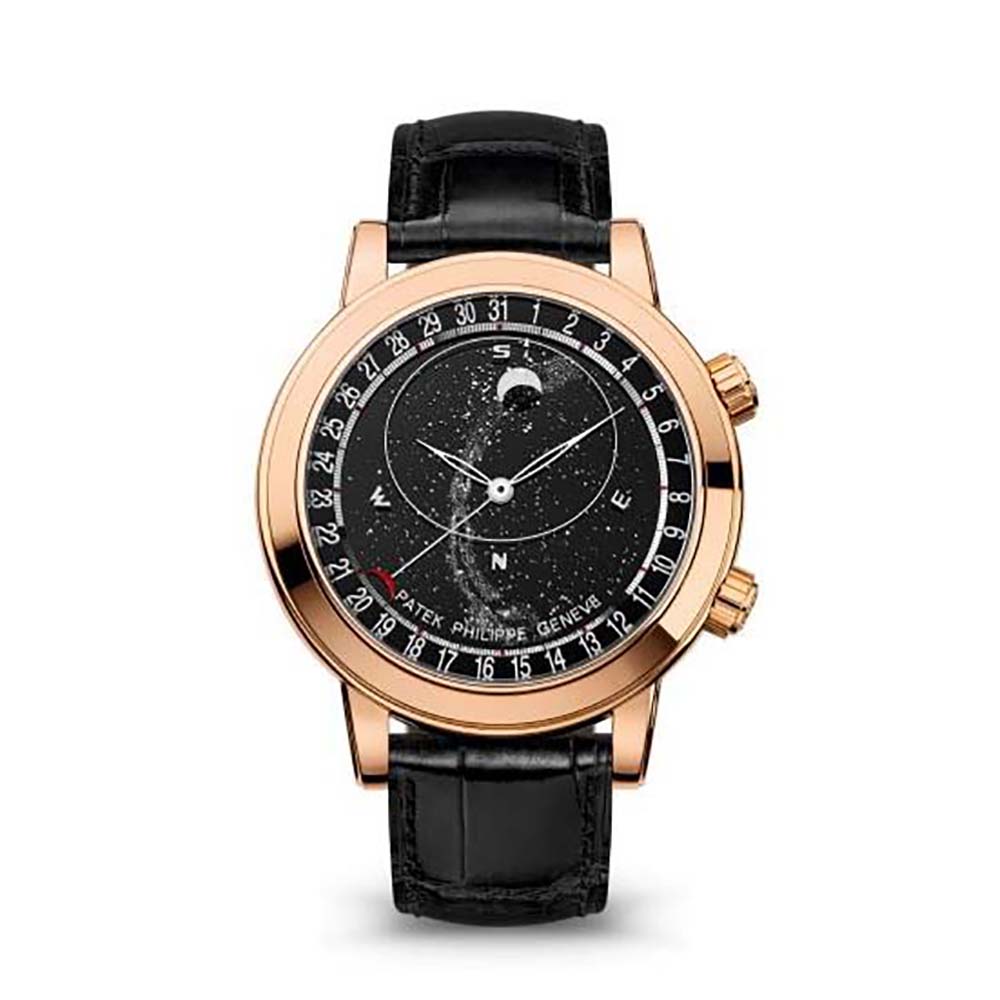  Patek Philippe Men Grand Complications Self-Winding 44 mm in Rose Gold-Black