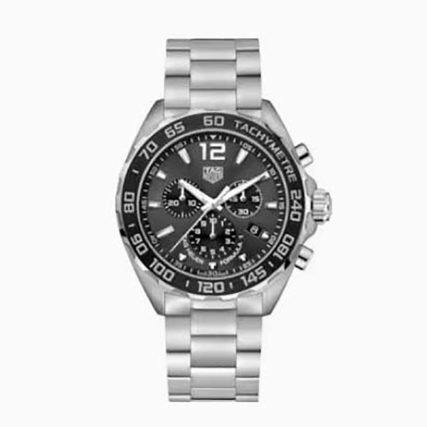 TAG Heuer Men Tag Heuer Formula 1 Quartz Chronograph 43 mm en acero-negro