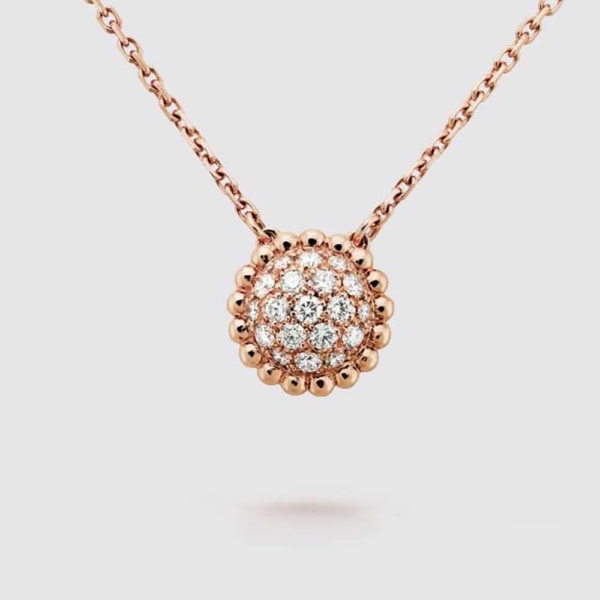 Pendente Van Cleef & Arpels Lady Perlée Diamonds™ in oro rosa 18 carati