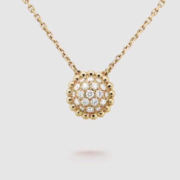 Pendente Van Cleef & Arpels Lady Perlée Diamonds™ in oro giallo 18 carati