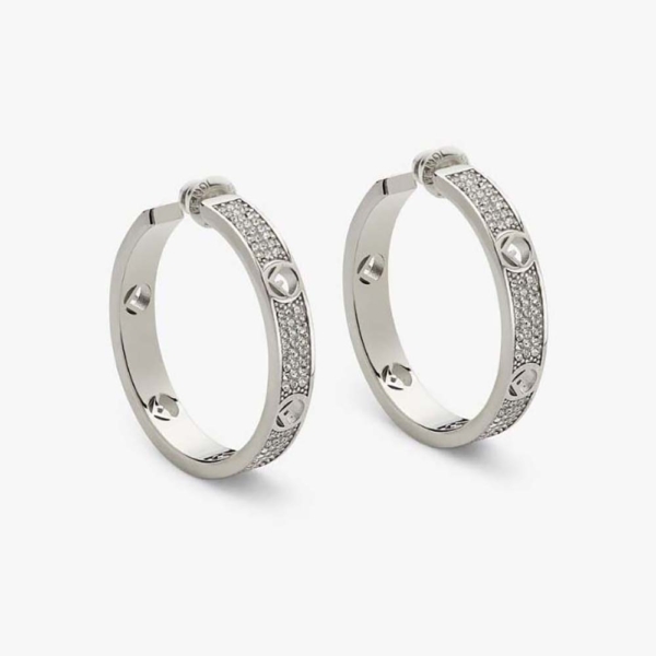 Fendi Women F Is Fendi Earrings Silver-coloured