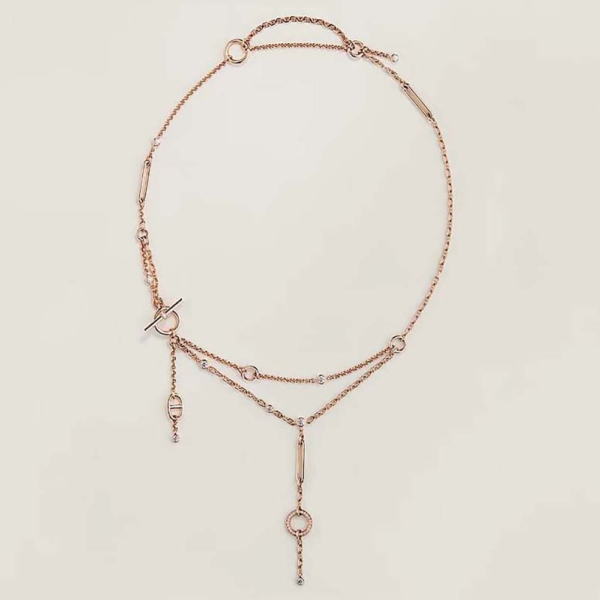 Collana Hermes da donna Chaine D'ancre Chaos Lariat