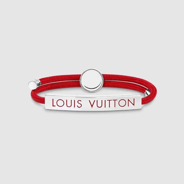 Pulsera Louis Vuitton para hombre LV Space - Roja