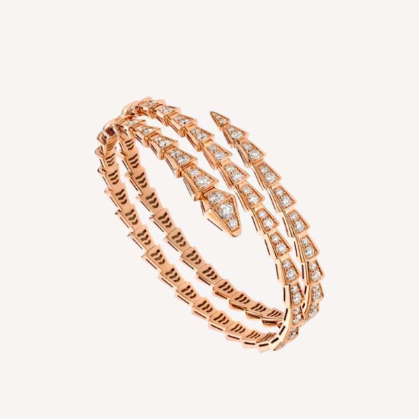 Bracciale Bulgari Serpenti Viper in oro rosa-357270