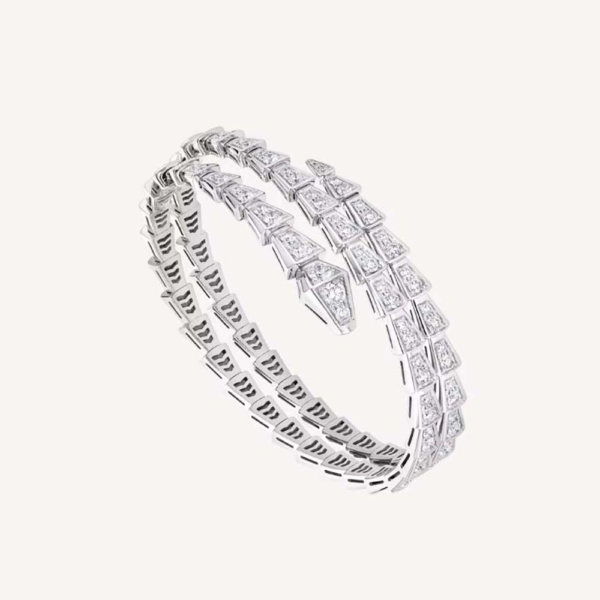 Bracciale Bulgari Serpenti Viper in oro bianco-357277