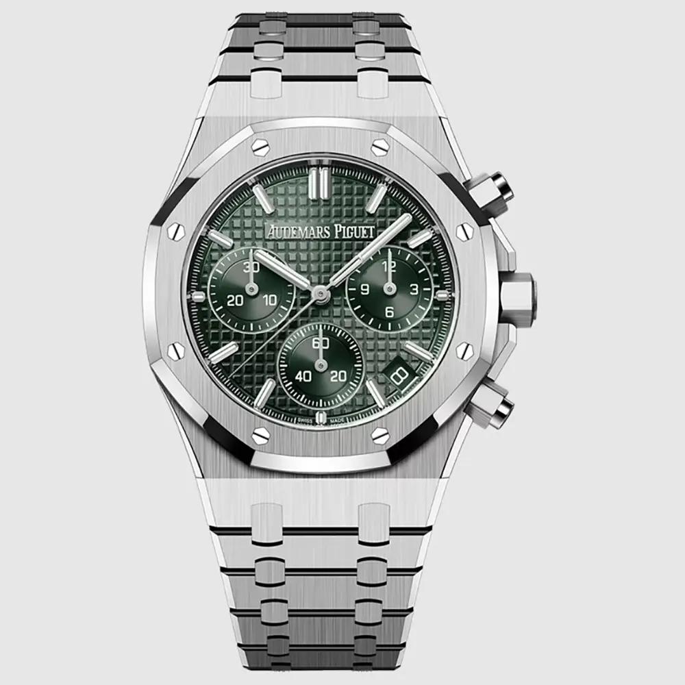 Audemars Piguet Men Royal Oak Selfwinding Chronograph 41 mm in Khaki green dial