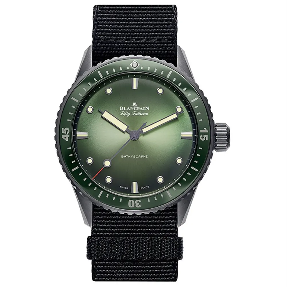 Blancpain Fifty Fathoms Bathyscaphe Mokarran Limited Edition in Green