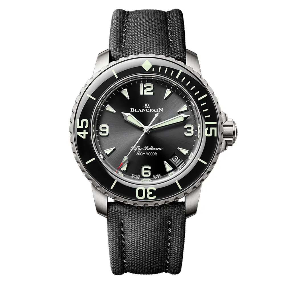 Blancpain Men Fifty Fathoms Automatique 40.3 mm in Titanium-Black