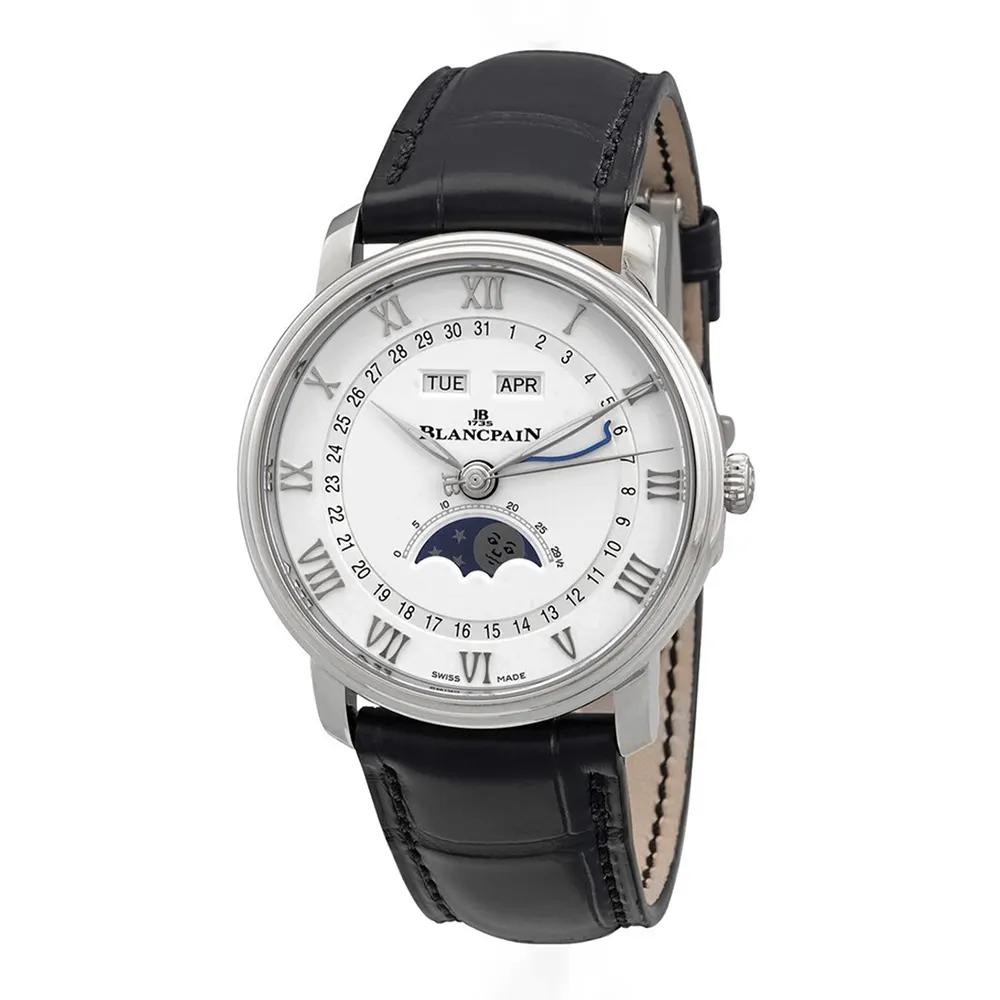 Blancpain Men Villeret Automatic 40mm in White Dial