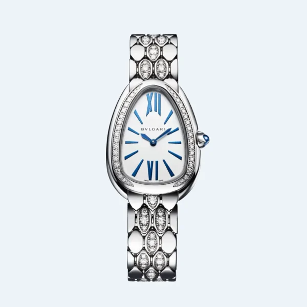 Bulgari Women Serpenti Seduttori Watch with 18kt White Gold Case