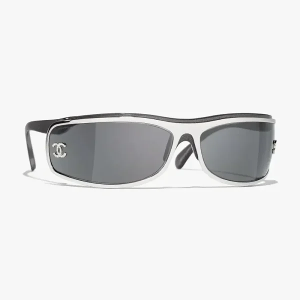 Chanel Unisex Shield Sunglasses A71557X02081