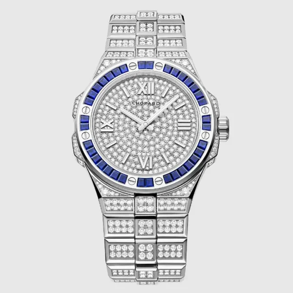 Chopard Men Alpine Eagle 41 mm in White Gold and Aapphires