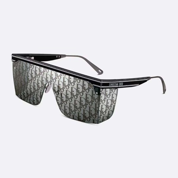DiorClub M1U Black Dior Oblique Mask Sunglasses