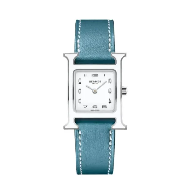 Hermes Women Hermes Women Heure H Watch Small Model 25 mm-Blue