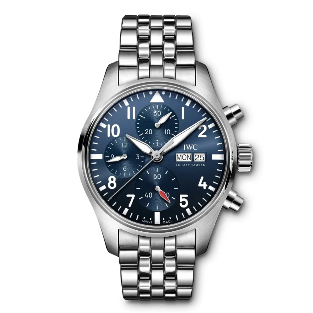 IWC Men Pilot’s Chronograph 41mm IW388102 in Blue