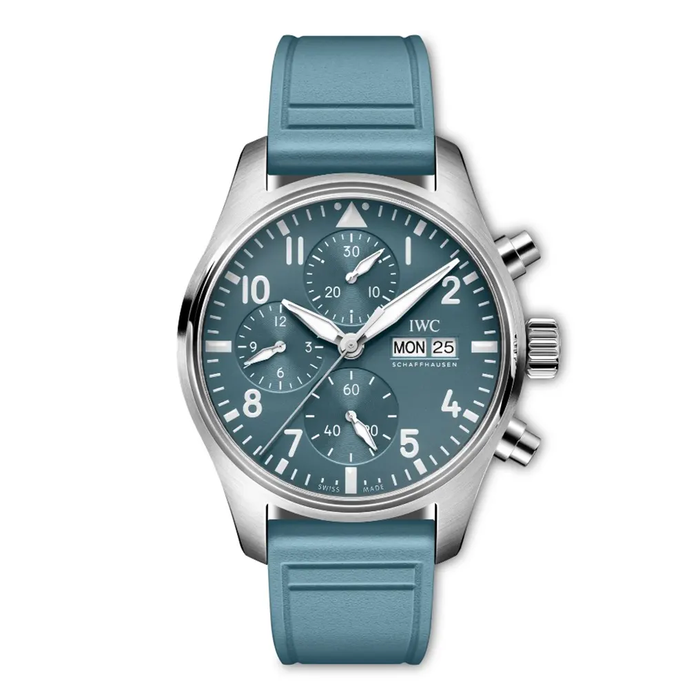 IWC Men Pilot's Watch Chronograph 41mm IW388117 in Blue