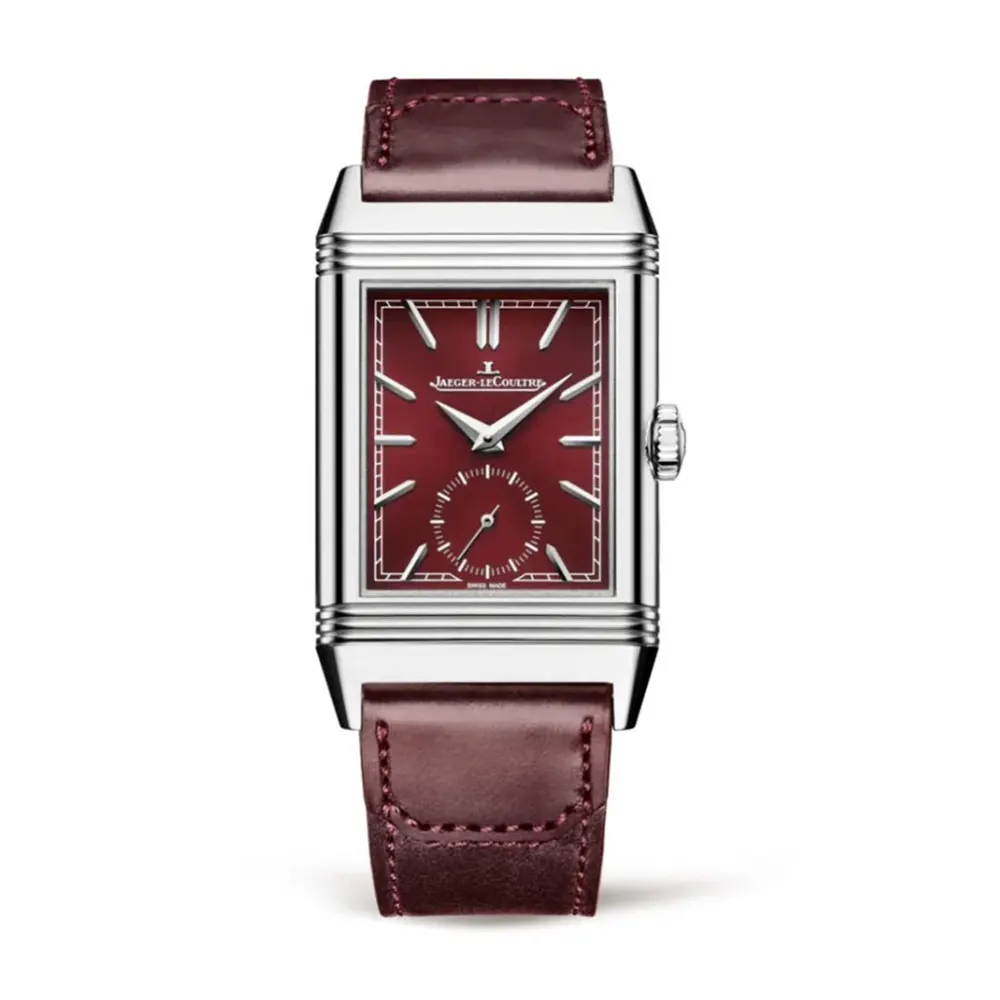 Jaeger-LeCoultre Men Reverso Tribute Monoface Small Seconds in Red