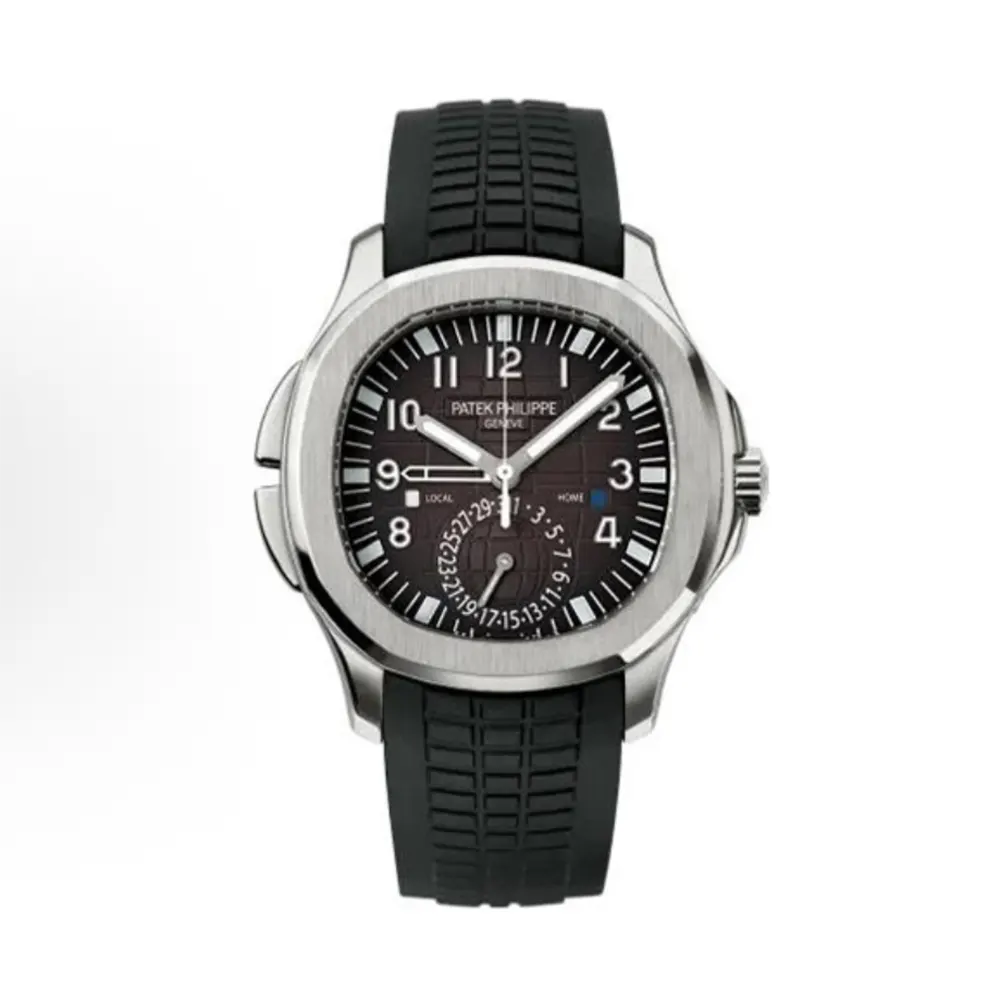 Patek Philippe Men Aquanaut Travel Time Self-winding 40.8 mm in Black