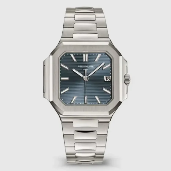 Patek Philippe Men Cubitus 45mm in Sunburst Blue-gray 7128/1G-001