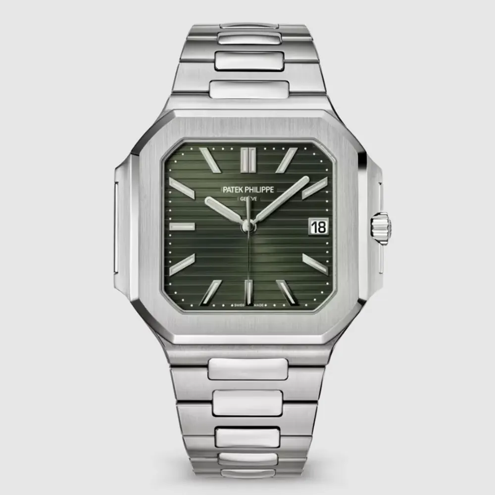 Patek Philippe Men Cubitus 45mm in Sunburst Olive Green 5821/1A-001