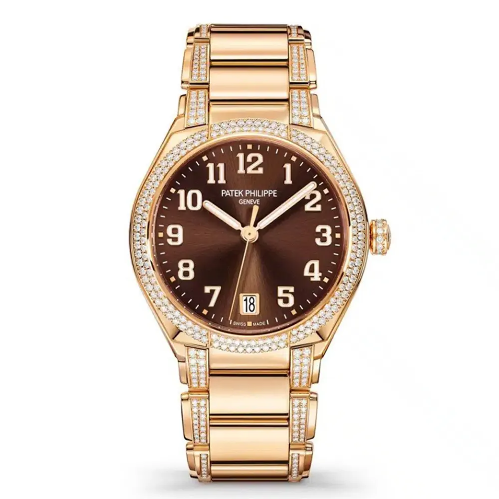 Patek Philippe Women Twenty-4 36mm in Brown Sunburst and Rose Gold