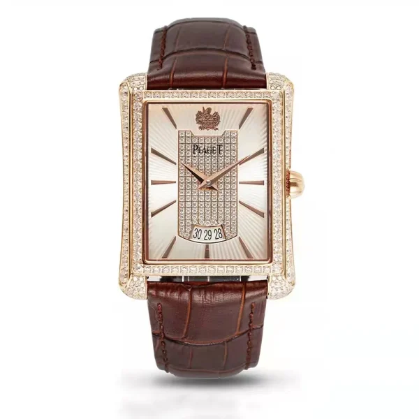 Piaget Women Black Tie 36mm Rose Gold with Diamonds G0A32059