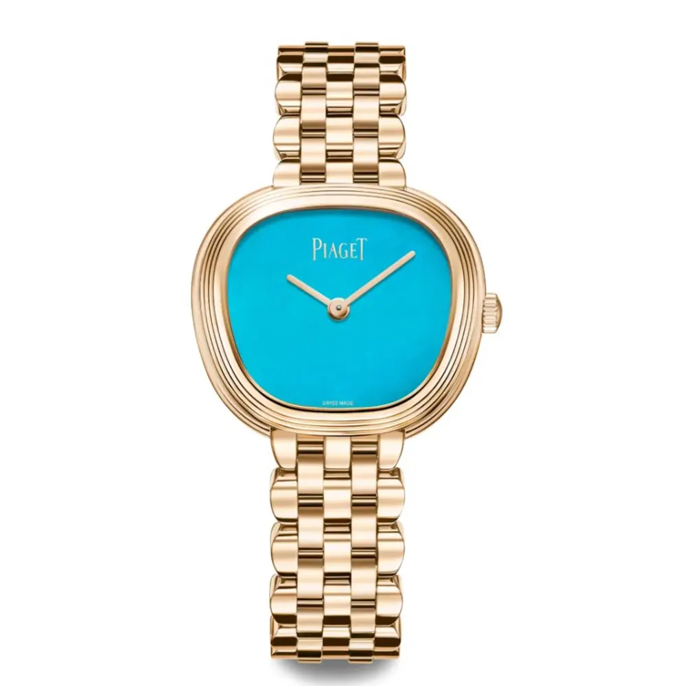 Piaget Women Sixtie 29mm in Rose Gold and Blue
