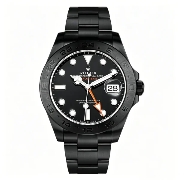 Rolex Men Explorer II 42 mm Self-winding in Black