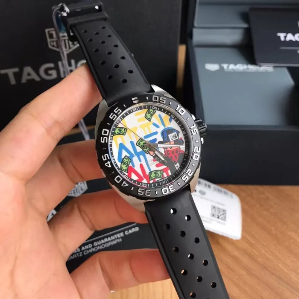 TAG Heuer Men Formula 1 Alec Monopoly Edition 41 mm in White