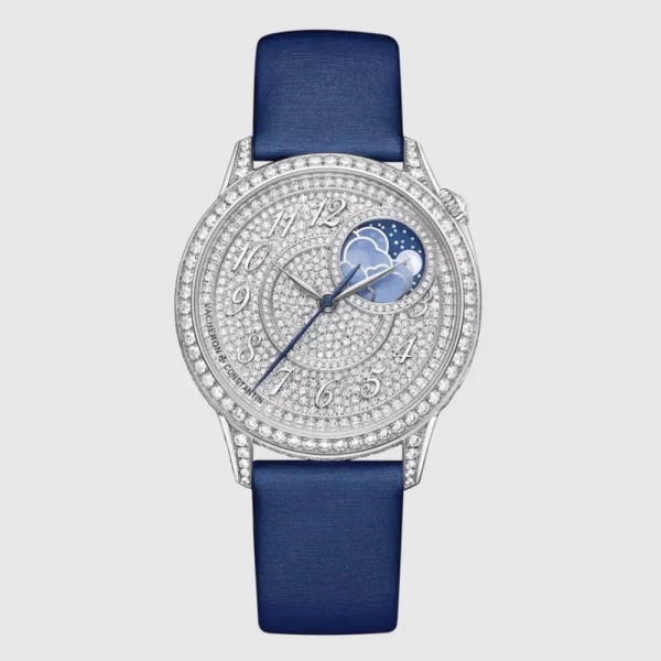 Vacheron Constantin Women Égérie Moon Phase 37 mm in White Gold
