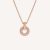 Bulgari BVLGARI BVLGARI Openwork 18 kt Rose Gold Necklace Set-Pink