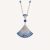 Bulgari DIVAS’ DREAM 18 kt White Gold Pendant Necklace Set-Blue