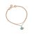 Bulgari Divas Dream Bracelet in Rose Gold with Turquoise-Blue