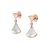 Bulgari Divas Dream Earrings in Rose Gold with Mother of Pearl-White