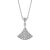 Bulgari Divas Dream Necklace in White Gold with Diamonds-Silver